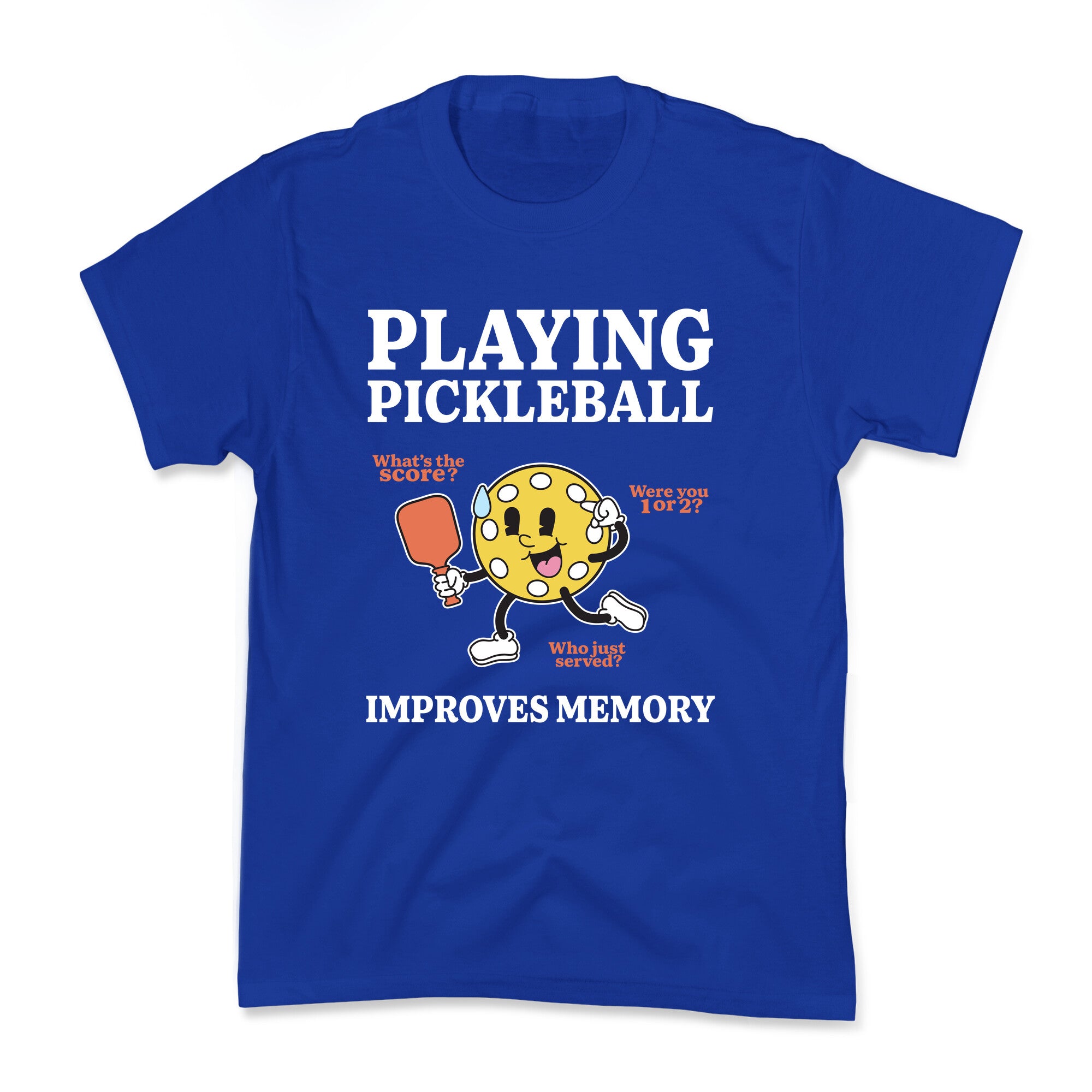 Playing Pickleball Improves Memory Kids Tee